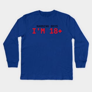 18 th birthday Kids Long Sleeve T-Shirt